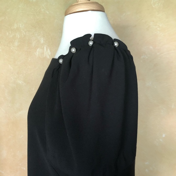 ANN TAYLOR BLACK DRESS - Picture 4 of 9